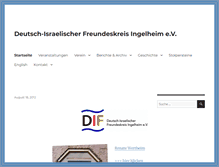 Tablet Screenshot of dif-ingelheim.de